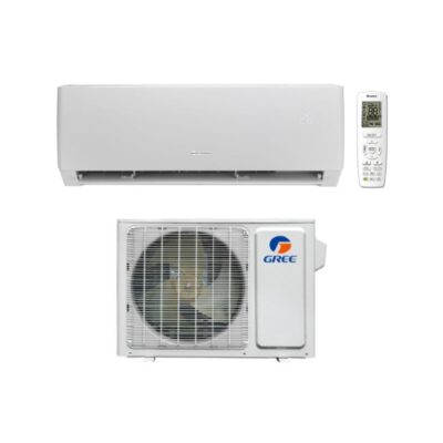 格力1.2万btu 分体热泵空调3VIR12HP115V1AH GREE 12000 BTU Mini Split Wall Mount Heat Pump Gen3 Vireo Series 25 SEER System