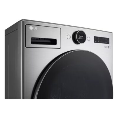 LG 27英寸宽 4.5 立方英尺 超大容量 前开式洗衣机 ENERGY STAR 银色款 WM5500HVA - 图片 4